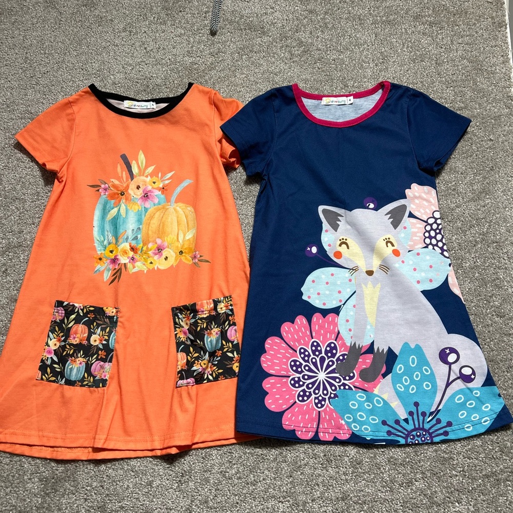 Sunshine Swing Girls 2 dresses or gowns size 4 New